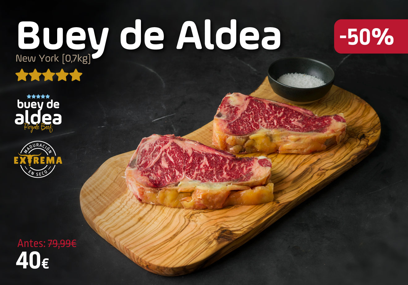 Buey de Aldea Chuleta New York Oferta